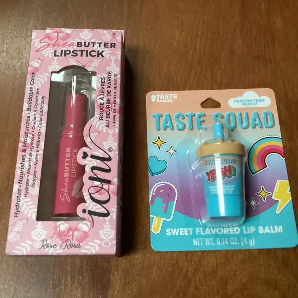 Ioni Shea Butter Lipstick & Taste Squad Lip Balm Bundle